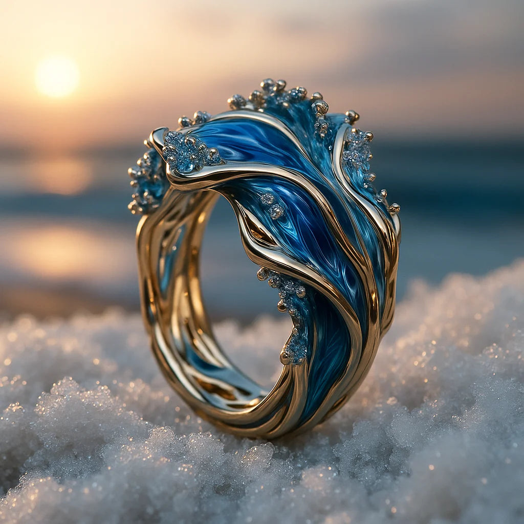 Miralys | Anello ondulato antico