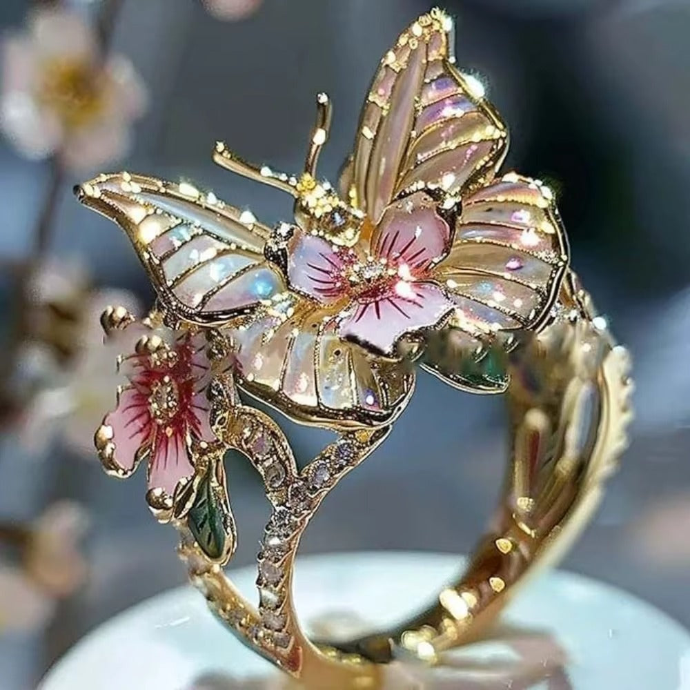 Anello Con Farfalla
