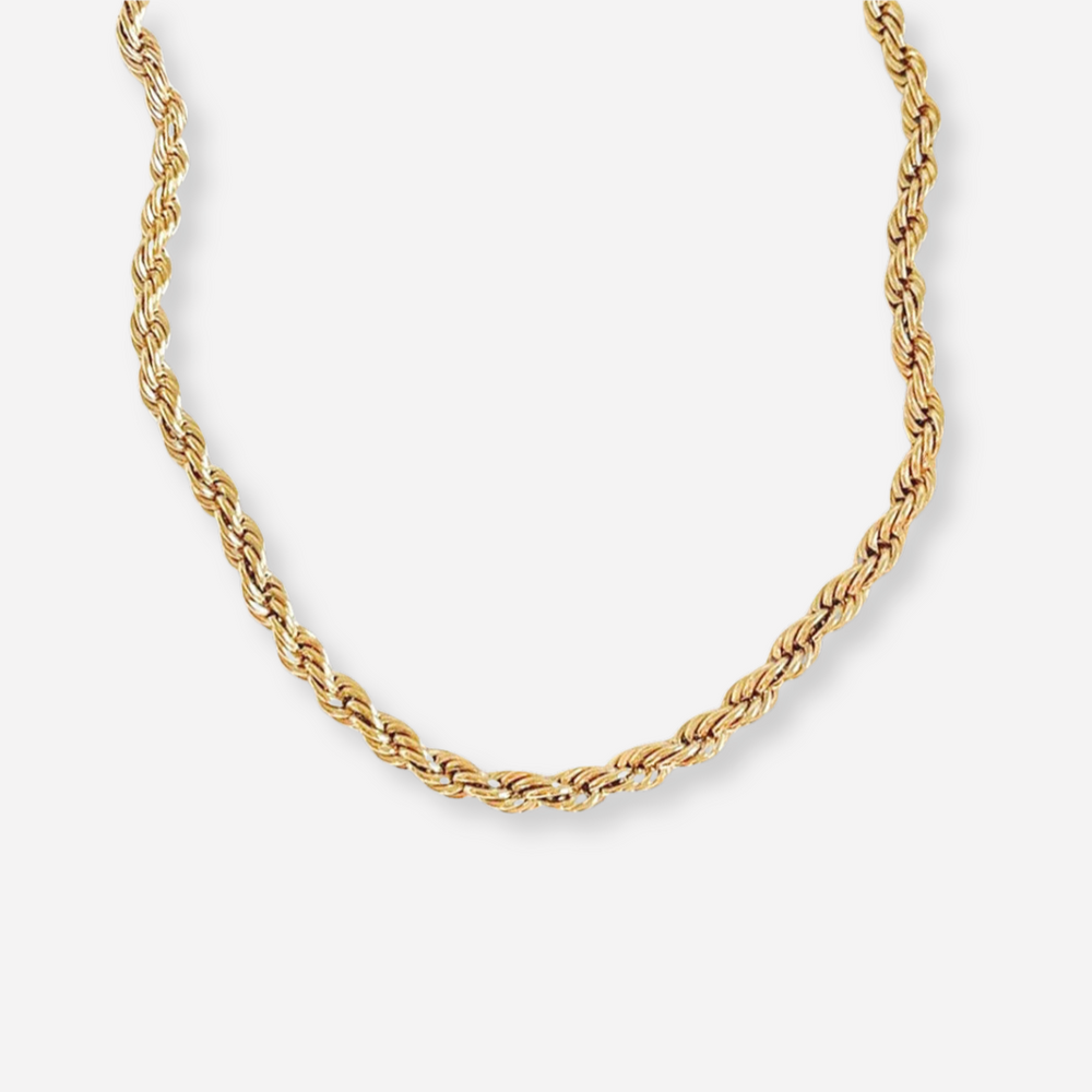 Collana Bianca a forma di corda