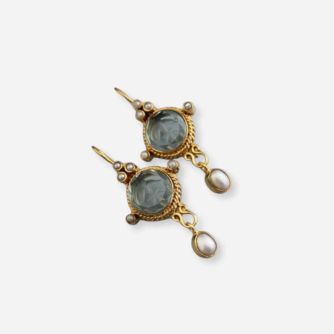 Orecchini di perle vintage Merena