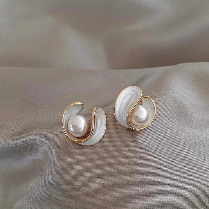 Joanna - Orecchini di Lusso con Opale Bianco