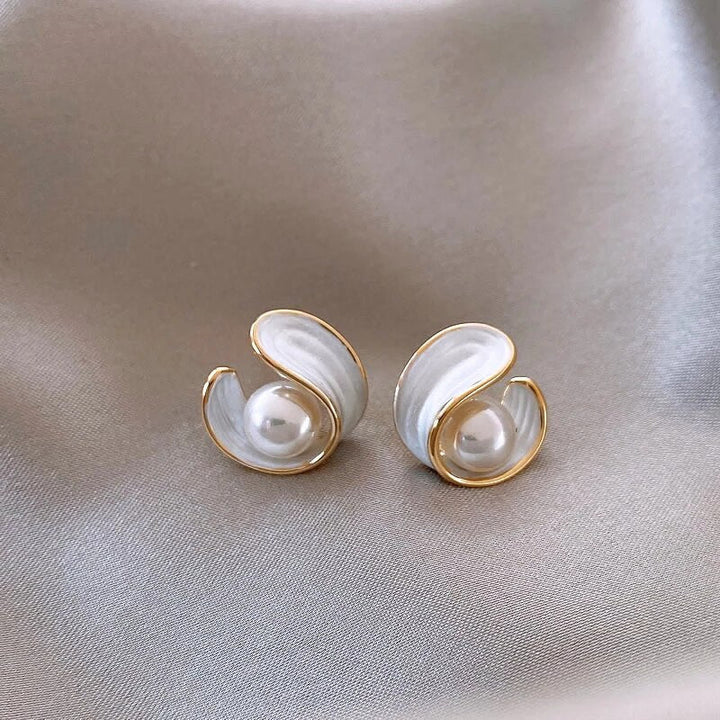 Joanna - Orecchini di Lusso con Opale Bianco