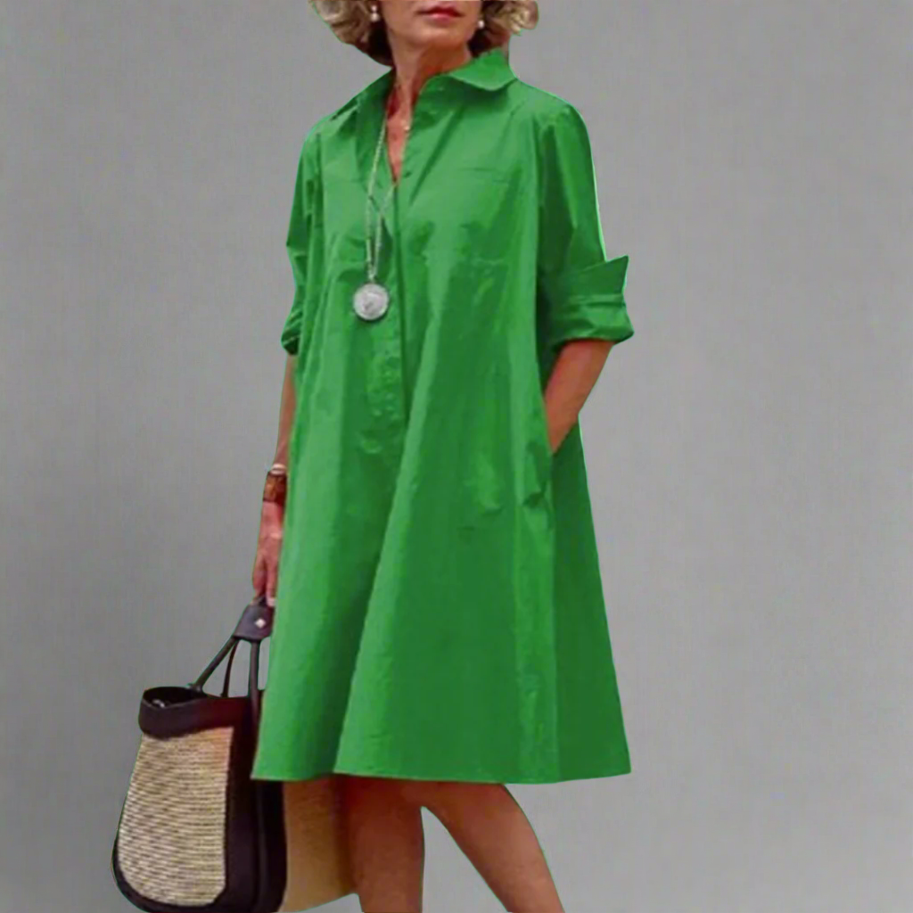 Brigitte | Abito midi premium fatto a mano con pois