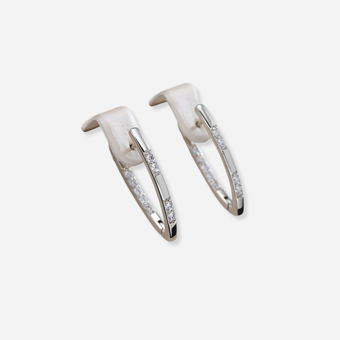 Orecchini Eleganti con Zirconia Sylvia