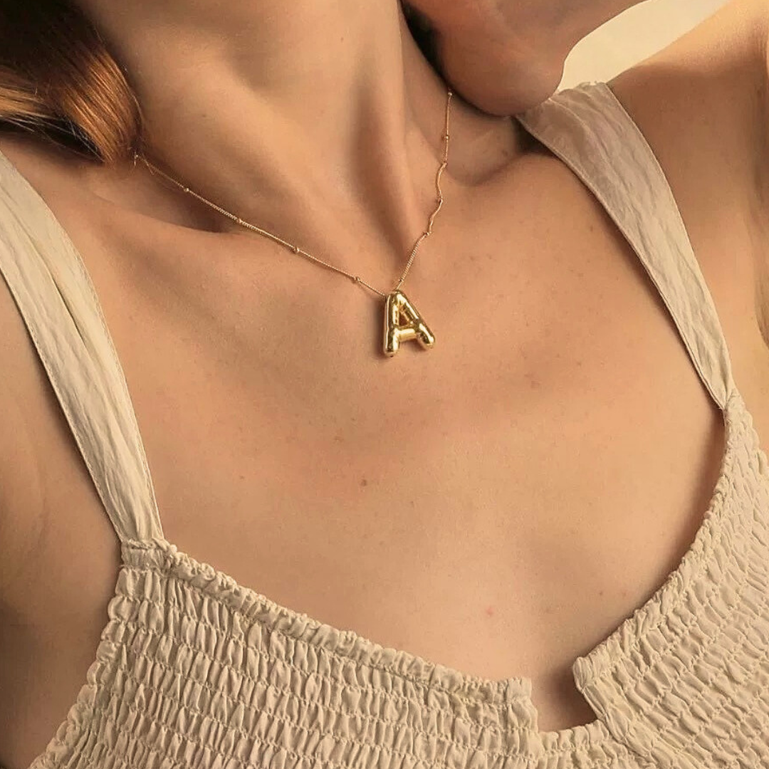 Collana Iniziale Dorata Clarissa