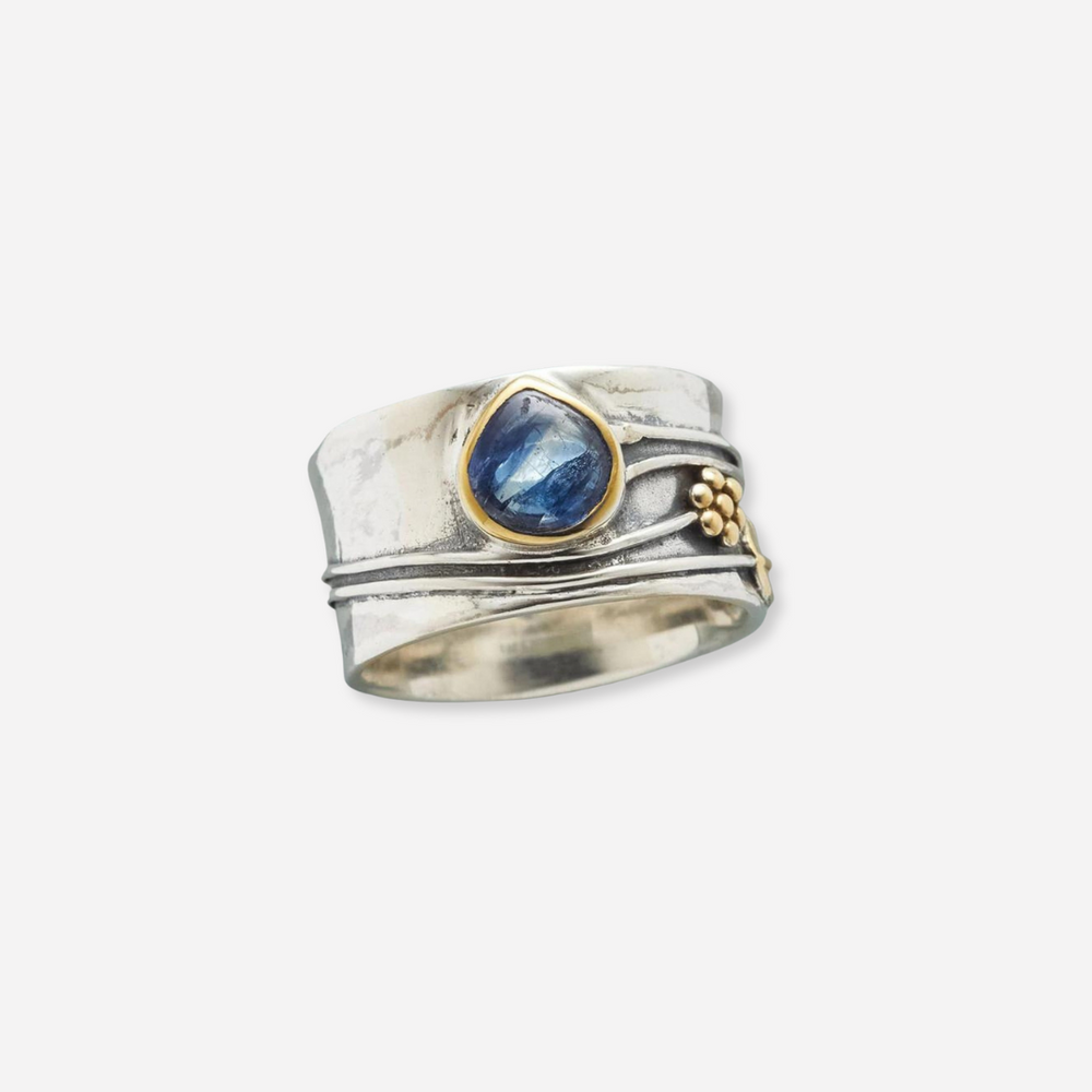 Anello di meditazione con gemma bohémien