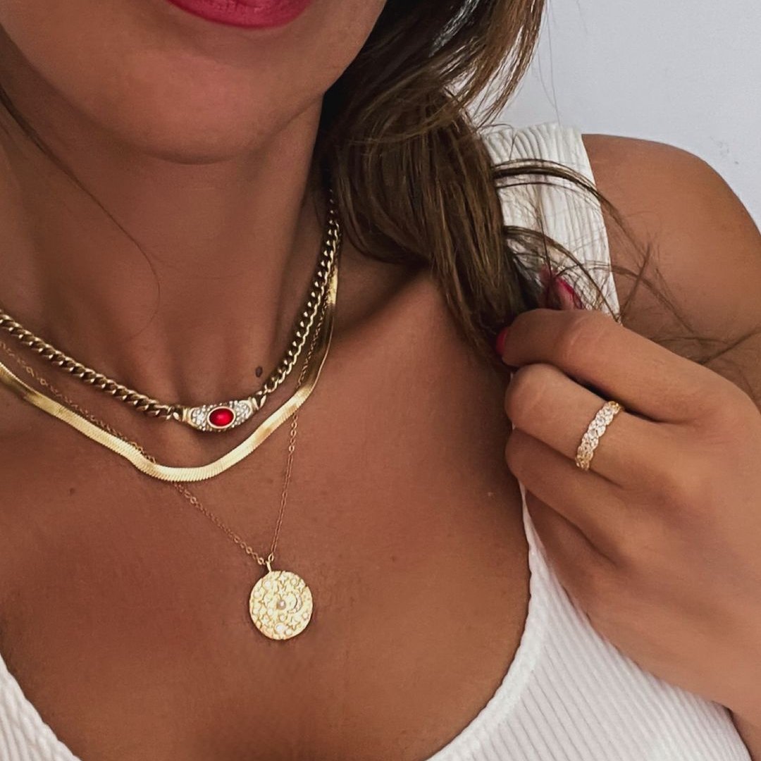 Collana Vintage Isabella con Gemma