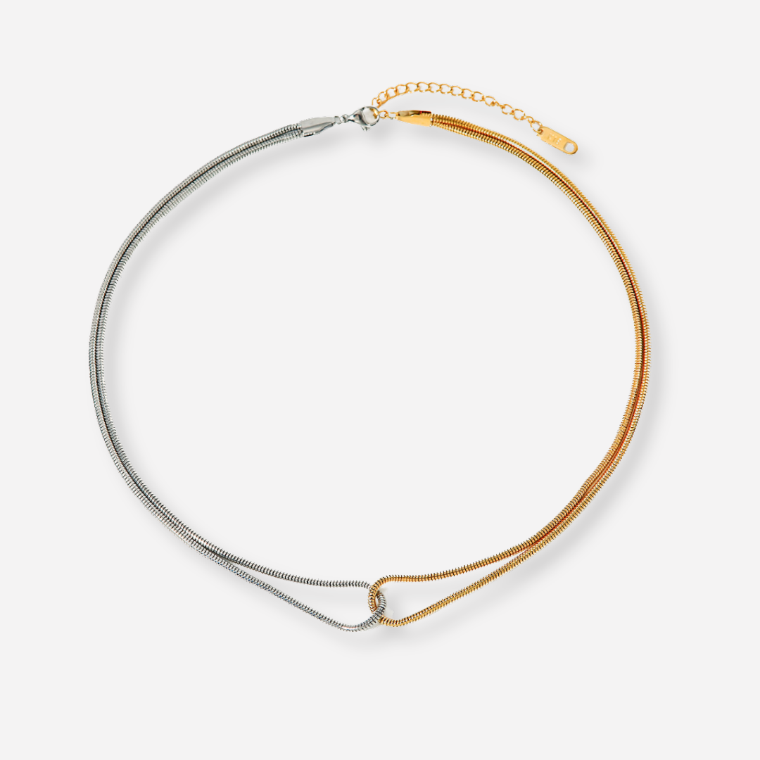 Collana bicolore Talia