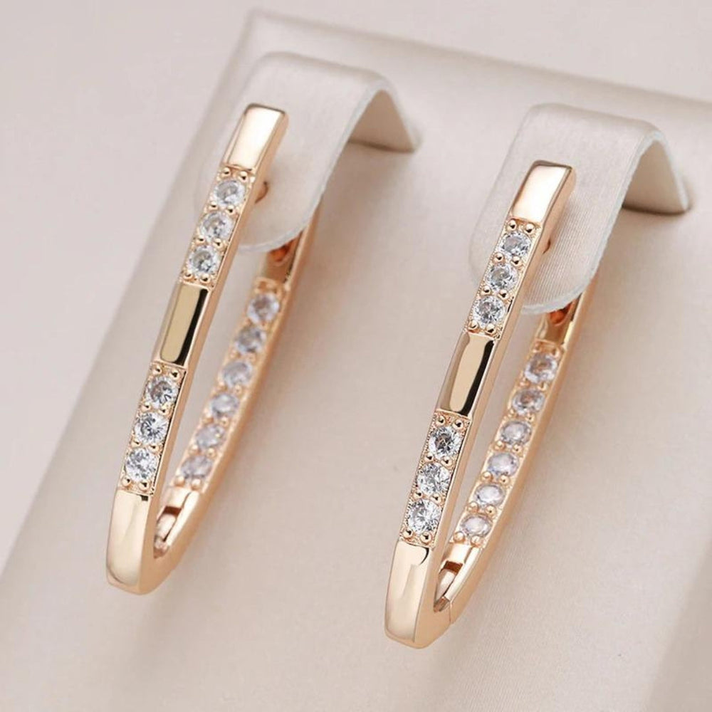 Orecchini Eleganti con Zirconia Sylvia