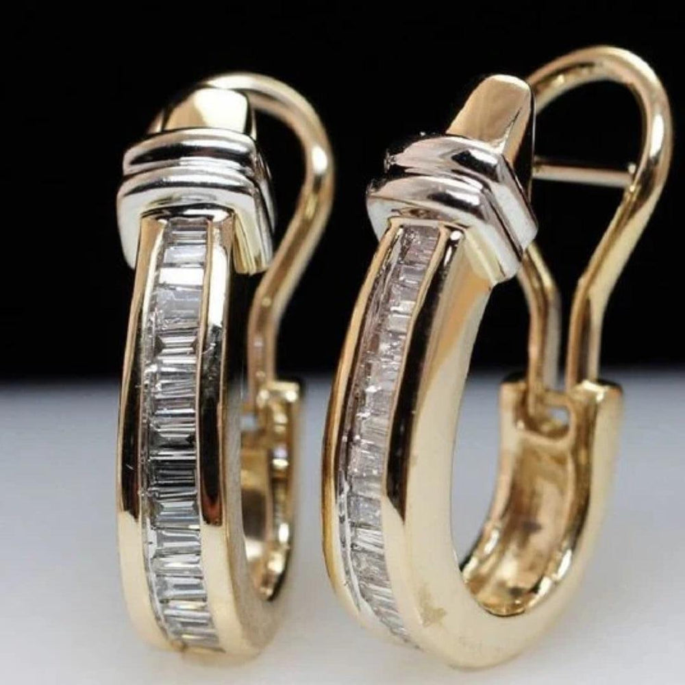 Orecchini vintage a diamante Valera