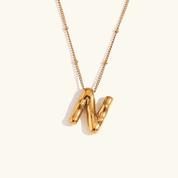 Collana Iniziale Dorata Clarissa