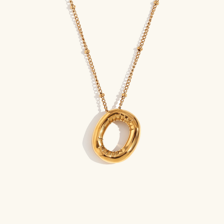 Collana Iniziale Dorata Clarissa