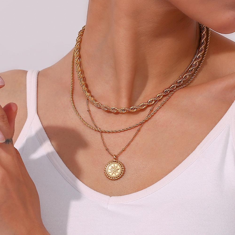 Collana con moneta d'oro Starlight