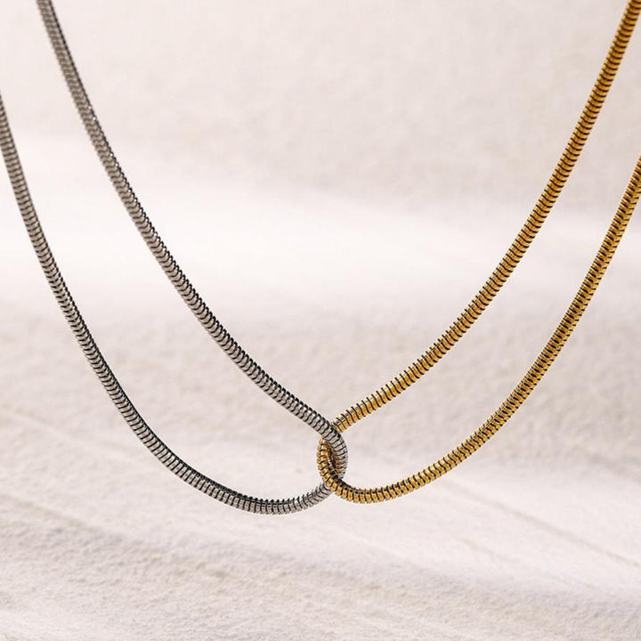 Collana bicolore Talia