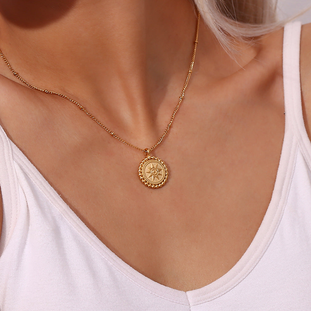 Collana con moneta d'oro Starlight