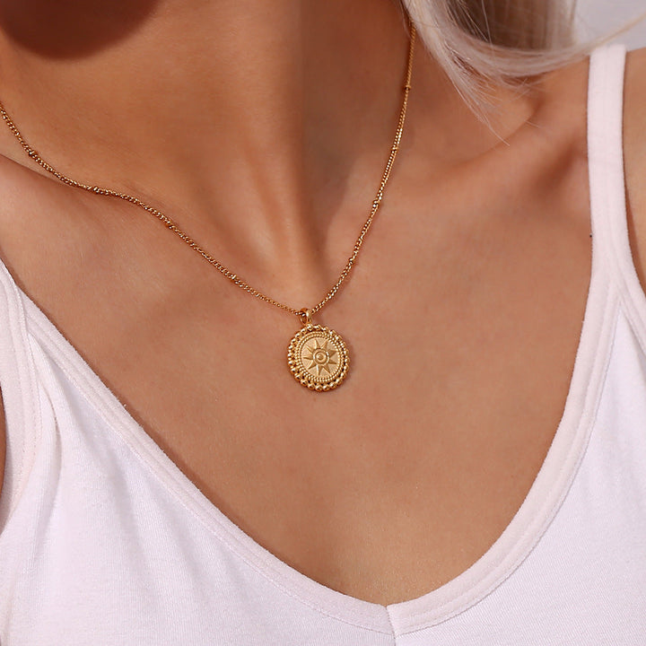 Collana con moneta d'oro Starlight