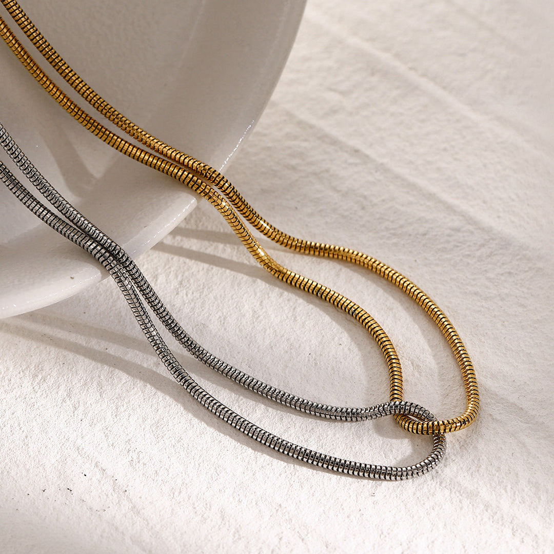 Collana bicolore Talia
