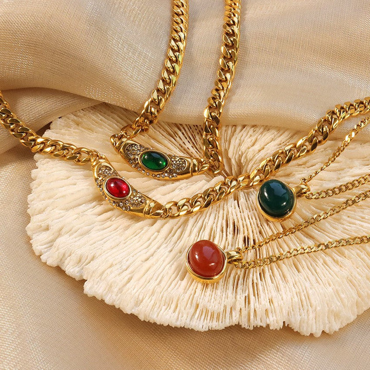 Collana Vintage Isabella con Gemma