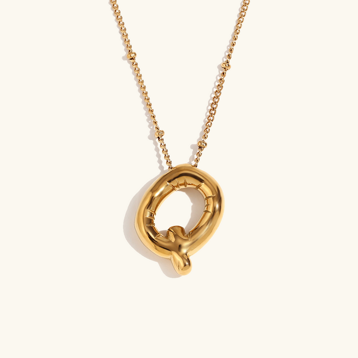 Collana Iniziale Dorata Clarissa