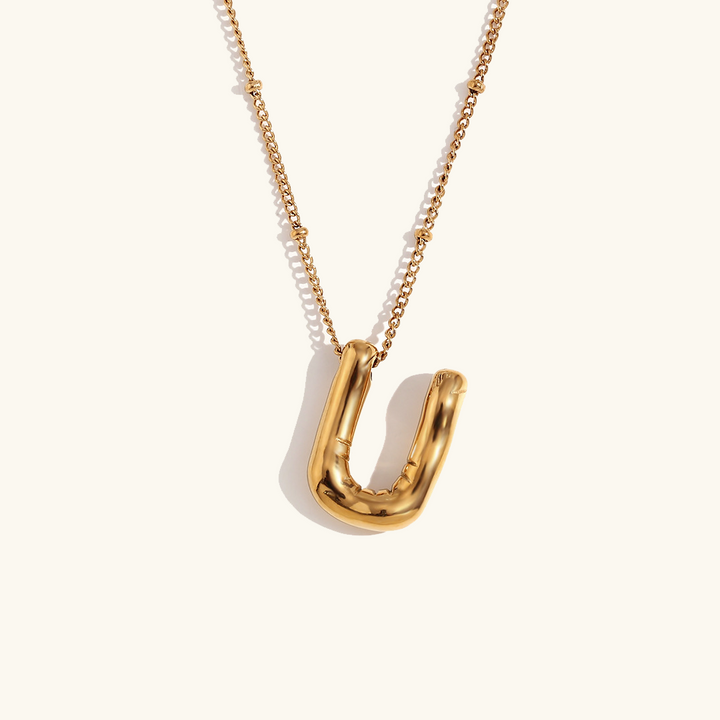 Collana Iniziale Dorata Clarissa