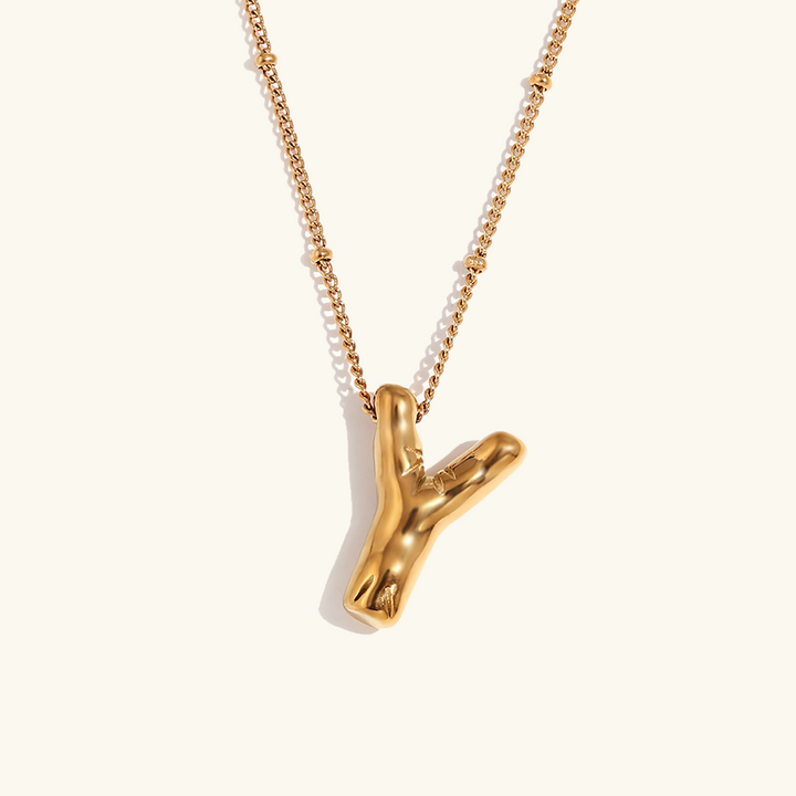Collana Iniziale Dorata Clarissa