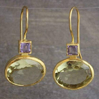 Orecchini vintage con cristallo