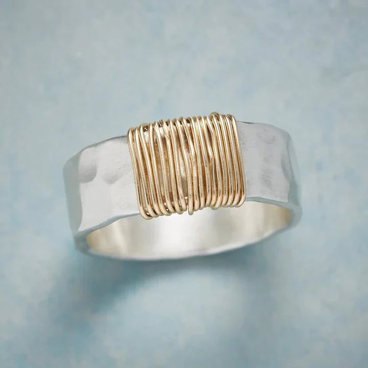 Anello Vintage Goldfaden in Argento