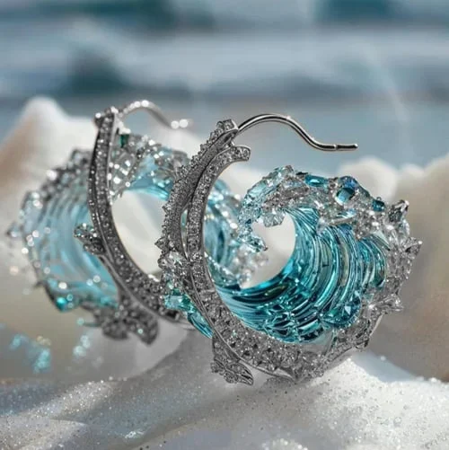 Orecchini "Giuramento dell'Oceano"
