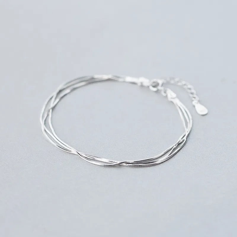 Braccialetto fine ed elegante in argento 925