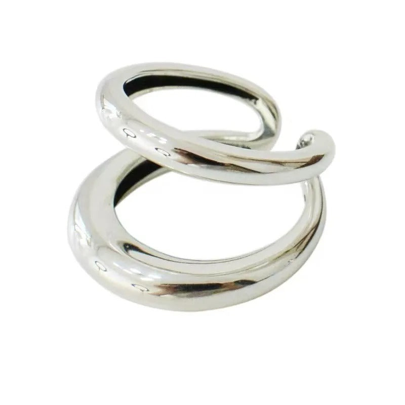 Anello vintage regolabile in argento 925