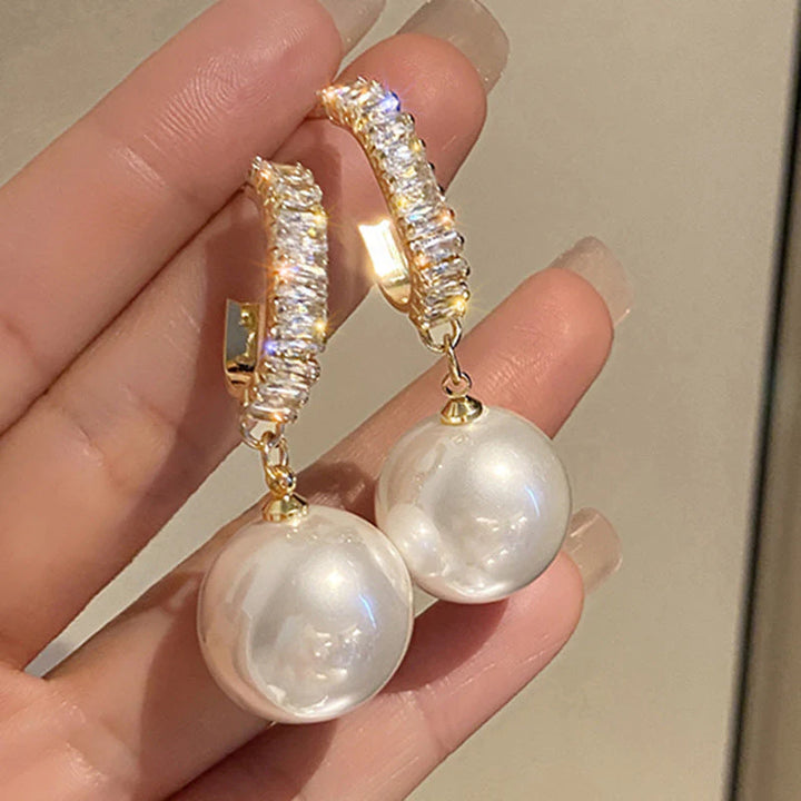 Ann - Orecchini a Goccia con Perle